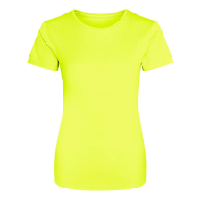 Just Cool JC005 környakas Női sport póló Just Cool, Electric Yellow-XL női póló