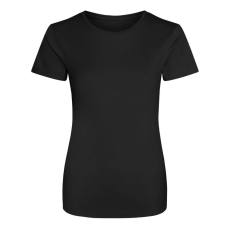 Just Cool JC005 környakas Női sport póló Just Cool, Jet Black-2XL