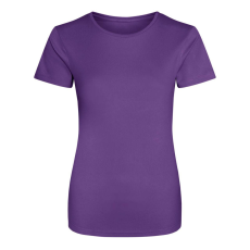 Just Cool JC005 környakas Női sport póló Just Cool, Purple-XL