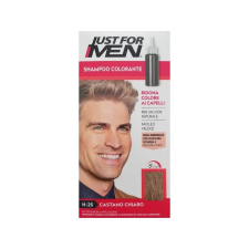 Just For Men Shampoo Colorante férfi hajszínező gél, világosbarna H-25 hajfesték, színező