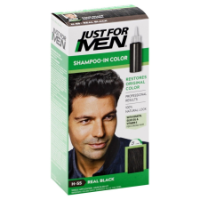 Just For Men Shampoo-In hajszínező, fekete H-55 hajfesték, színező