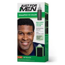 Just for Men Shampoo-In hajszínező, koromfekete H-60 hajfesték, színező