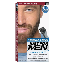 Just For Men szakáll és bajusz színező, középbarna M-35 hajfesték, színező
