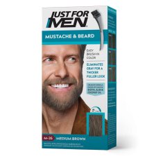 Just For Men szakáll és bajusz színező, középbarna M-35 hajfesték, színező