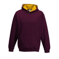Just Hoods AWJH003J KIDS VARSITY HOODIE 7/8 gyerek pulóver, kardigán