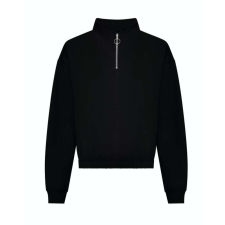 Just Hoods AWJH037 WOMEN&#039;S CROPPED 1/4 ZIP SWEAT XL munkaruha