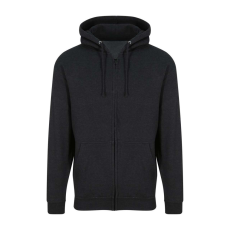 Just Hoods cipzáros kapucnis férfi pulóver AWJH050, Black Smoke-2XL