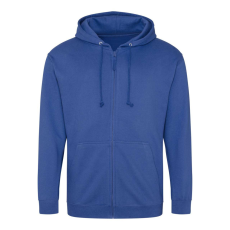 Just Hoods cipzáros kapucnis férfi pulóver AWJH050, Royal Blue-XL