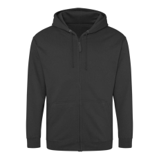 Just Hoods cipzáros kapucnis férfi pulóver AWJH050, Storm Grey-M