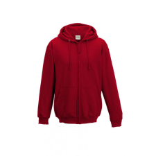 Just Hoods Férfi pulóver Just Hoods AWJH050 Zoodie -L, Fire Red férfi pulóver, kardigán