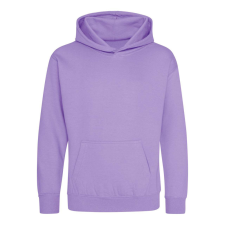 Just Hoods Gyerek kapucnis pulóver AWJH001J, Digital Lavender-3/4 gyerek pulóver, kardigán