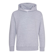 Just Hoods Gyerek kapucnis pulóver AWJH001J, Heather Grey-1/2