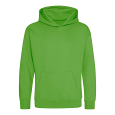 Just Hoods Gyerek kapucnis pulóver AWJH001J, Lime Green-1/2