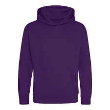 Just Hoods Gyerek kapucnis pulóver AWJH001J, Purple-3/4 gyerek pulóver, kardigán