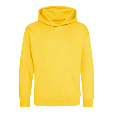 Just Hoods Gyerek kapucnis pulóver AWJH001J, Sun Yellow-9/11 gyerek pulóver, kardigán