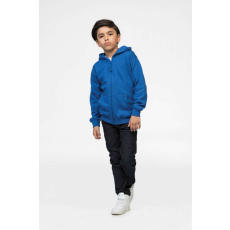 Just Hoods Gyerek kapucnis pulóver Just Hoods AWJH050J Kids Zoodie -3/4, Kelly Green