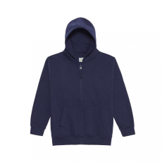 Just Hoods Gyerek kapucnis pulóver Just Hoods AWJH050J Kids Zoodie -3/4, New French Navy