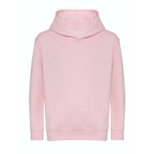 Just Hoods Gyerek organikus kapucnis pulóver AWJH201J, Baby Pink-M gyerek pulóver, kardigán