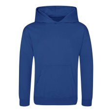 Just Hoods Gyerek poliészter sport kapucnis pulóver AWJH006J, Royal Blue-L