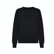 Just Hoods Hagyományos szabású Női kereknyakú pulóver AWJH030F, Deep Black-XL női pulóver, kardigán