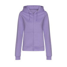 Just Hoods kapucnis Női pulóver, elején végig cipzárral AWJH050F, Digital Lavender-S női pulóver, kardigán