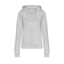 Just Hoods kapucnis Női pulóver, elején végig cipzárral AWJH050F, Heather Grey-S női pulóver, kardigán