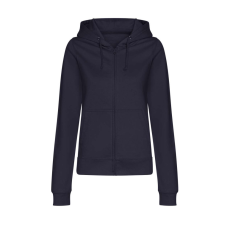 Just Hoods kapucnis Női pulóver, elején végig cipzárral AWJH050F, New French Navy-XL