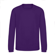 Just Hoods Környakas gyerek pulóver bolyhozott belsővel AWJH030J, Purple-7/8