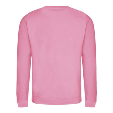 Just Hoods Környakas pulóver, Just Hoods AWJH030, hagyományos szabású, Candyfloss Pink-XS