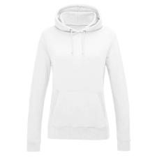 Just Hoods Női kapucnis pulóver bolyhozott belsővel AWJH001F, Arctic White-M női pulóver, kardigán