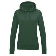 Just Hoods Női kapucnis pulóver bolyhozott belsővel AWJH001F, Bottle Green-2XL női pulóver, kardigán