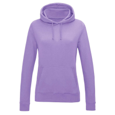 Just Hoods Női kapucnis pulóver bolyhozott belsővel AWJH001F, Digital Lavender-S női pulóver, kardigán