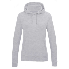 Just Hoods Női kapucnis pulóver bolyhozott belsővel AWJH001F, Heather Grey-M női pulóver, kardigán