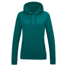 Just Hoods Női kapucnis pulóver bolyhozott belsővel AWJH001F, Jade-XL női pulóver, kardigán