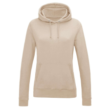 Just Hoods Női kapucnis pulóver bolyhozott belsővel AWJH001F, Nude-XS női pulóver, kardigán