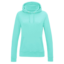 Just Hoods Női kapucnis pulóver bolyhozott belsővel AWJH001F, Peppermint-S női pulóver, kardigán