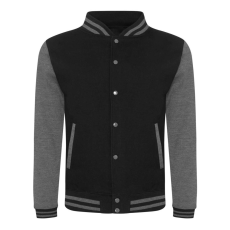 Just Hoods patentos vastag férfi pulóver AWJH043, Jet Black/Charcoal-L