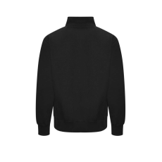Just Hoods Uniszex cipzáros pulóver oldalsó zsebekkel AWJH147, Deep Black-XL