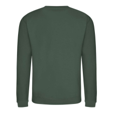 Just Hoods Uniszex hagyományos szabású kereknyakú pulóver AWJH030, Bottle Green-2XL férfi pulóver, kardigán