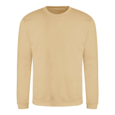 Just Hoods Uniszex hagyományos szabású kereknyakú pulóver AWJH030, Desert Sand-2XL férfi pulóver, kardigán
