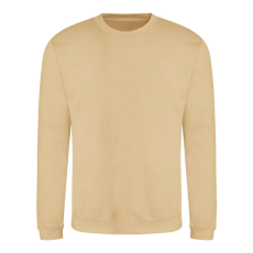 Just Hoods Uniszex hagyományos szabású kereknyakú pulóver AWJH030, Desert Sand-XS