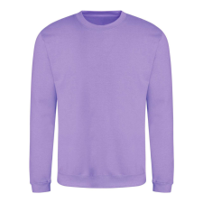 Just Hoods Uniszex hagyományos szabású kereknyakú pulóver AWJH030, Digital Lavender-XL férfi pulóver, kardigán