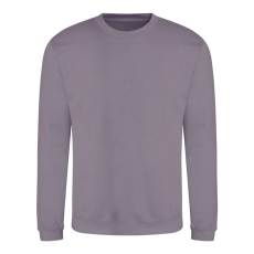 Just Hoods Uniszex hagyományos szabású kereknyakú pulóver AWJH030, Dusty Lilac-S