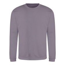Just Hoods Uniszex hagyományos szabású kereknyakú pulóver AWJH030, Dusty Lilac-XS férfi pulóver, kardigán