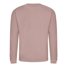 Just Hoods Uniszex hagyományos szabású kereknyakú pulóver AWJH030, Dusty Pink-L férfi pulóver, kardigán