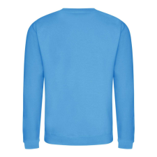 Just Hoods Uniszex hagyományos szabású kereknyakú pulóver AWJH030, Hawaiian Blue-XS férfi pulóver, kardigán
