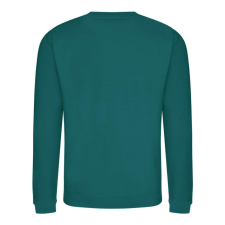 Just Hoods Uniszex hagyományos szabású kereknyakú pulóver AWJH030, Jade-2XL férfi pulóver, kardigán