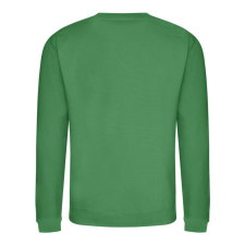 Just Hoods Uniszex hagyományos szabású kereknyakú pulóver AWJH030, Kelly Green-2XL férfi pulóver, kardigán