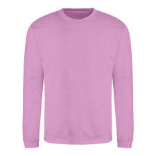 Just Hoods Uniszex hagyományos szabású kereknyakú pulóver AWJH030, Lavender-XL férfi pulóver, kardigán