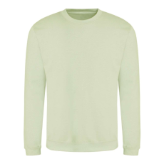 Just Hoods Uniszex hagyományos szabású kereknyakú pulóver AWJH030, Pistachio Green-L